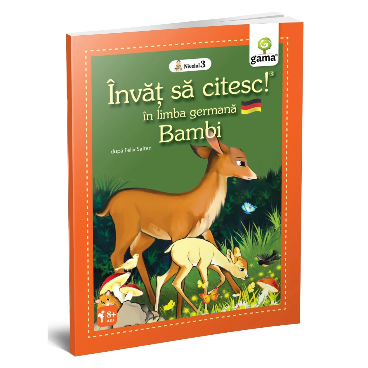 Cărți - Invat sa citesc in limba germana. Bambi - Felix Salten