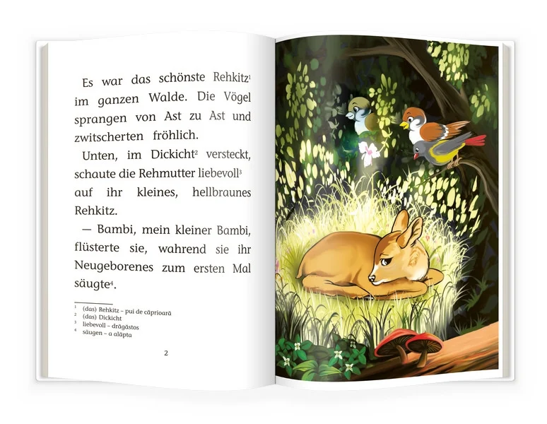 Invat sa citesc in limba germana. Bambi - Felix Salten [1]