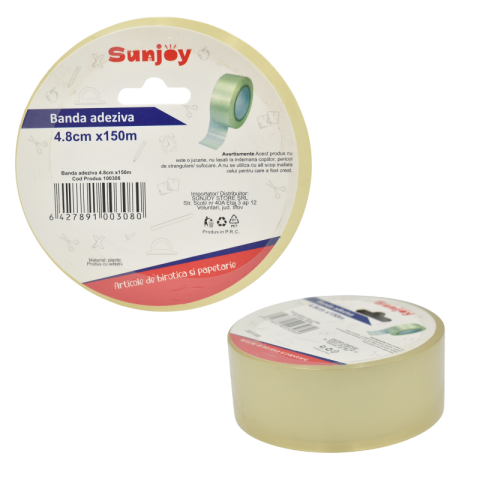 Banda adeziva 4.8 cm x 150 m Sunjoy [1]