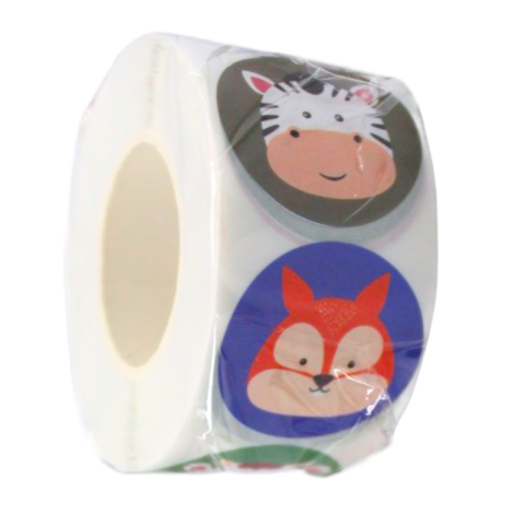 Banda adeziva cu autocolante animale 2,5 cm modele diferite [5]