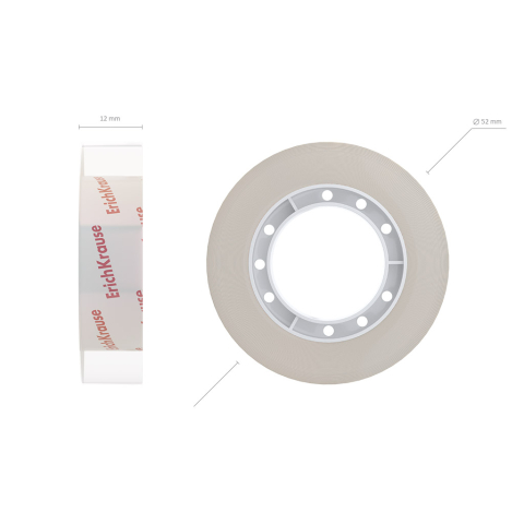 Banda adeziva ErichKrause Handy Tearable 12 mm x 33 m transparenta [3]