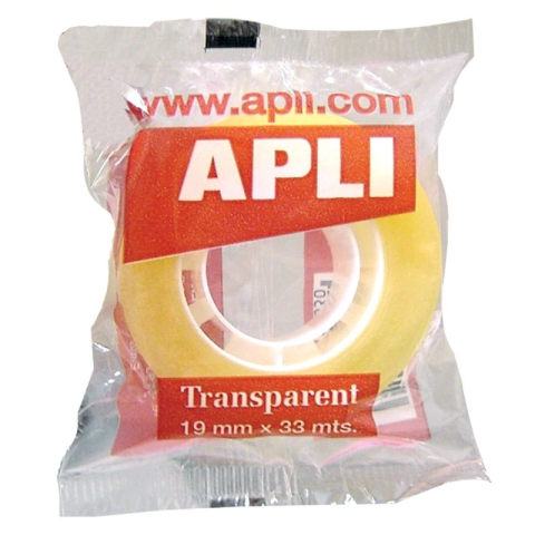 Benzi adezive și dispensere - Banda adeziva transparenta Apli 19 mm x 33 m