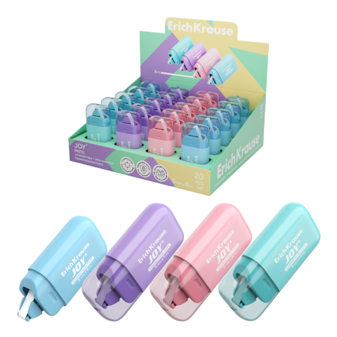 Noutăți Librăria Compas - Banda corectoare ErichKrause Joy Pastel 5mm x 6m diverse culori