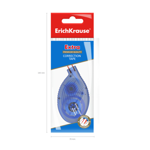 Banda corectoare ErichKrause Extra 5 mm x 8 m albastra [4]