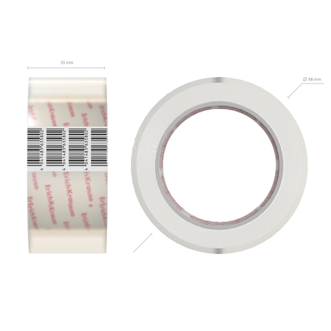 Banda de ambalare ErichKrause Clear 48 mm x 50 m transparenta [2]