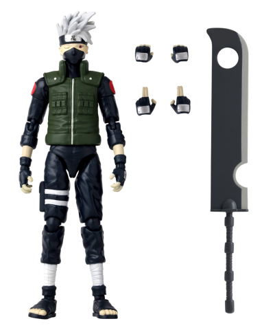 BANDAI FIGURINA  NARUTO SHIPPUDEN HATAKE KAKASHI FOURTH GREAT NINJA WAR   16.5CM [6]