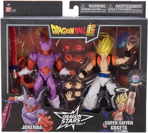 Jucării și jocuri - BANDAI SET 2 FIGURINE DRAGON BALL DRAGON STARS JANENBA SI SUPER SAIYAN GOGETA