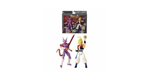 BANDAI SET 2 FIGURINE DRAGON BALL DRAGON STARS JANENBA SI SUPER SAIYAN GOGETA [4]