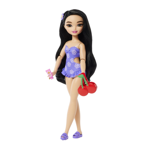 BARBIE DREAM BESTIES PAPUSA BARBIE RENEE LA PLAJA CU ACCESORII [3]