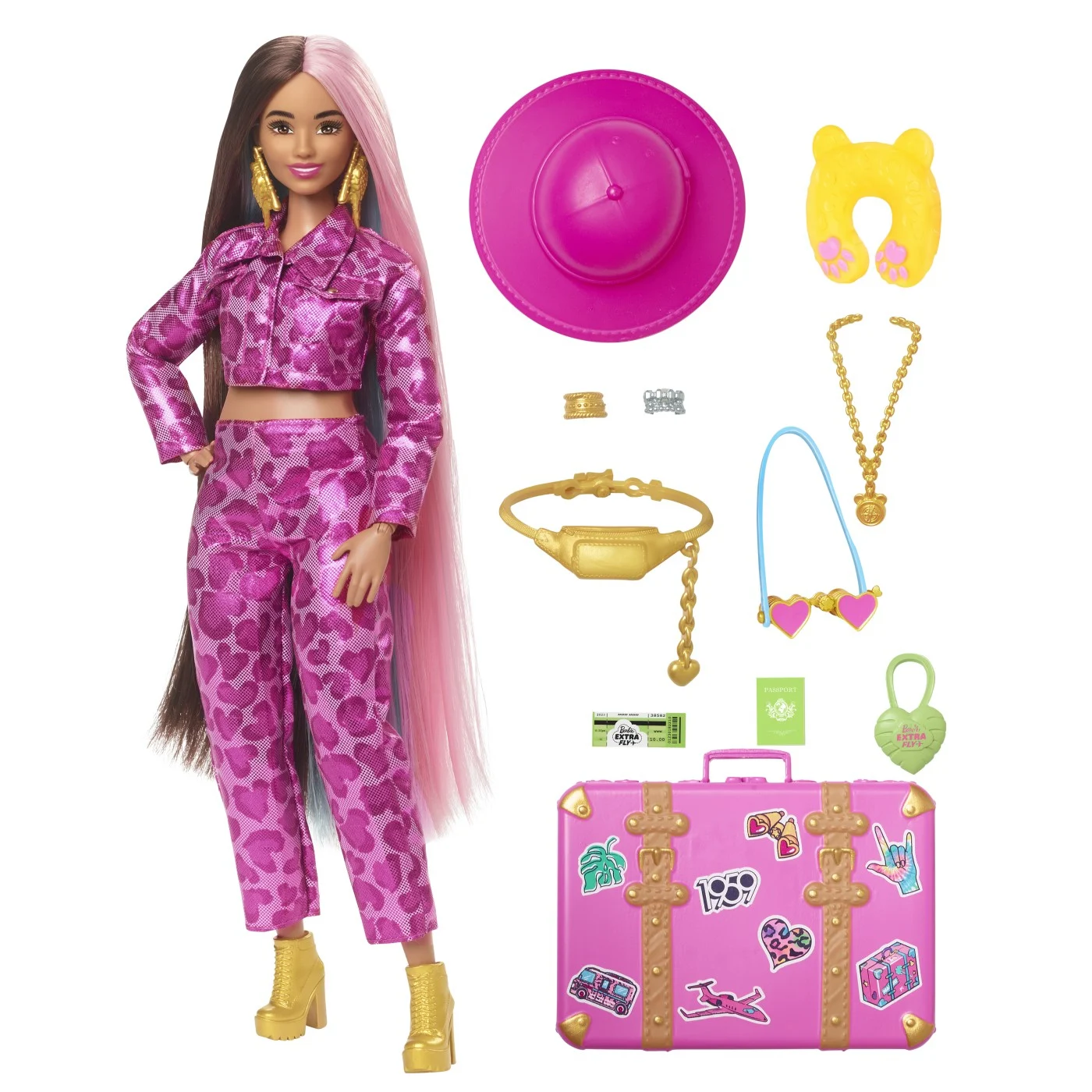 Barbie Extra Fly Papusa Barbie Bruneta in Safari [1]