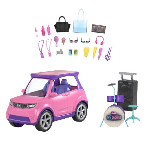 Accesorii păpuși - BARBIE MASINA 2IN1