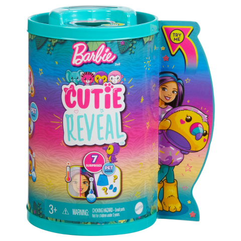 Păpuși și accesorii - BARBIE PAPUSA CHELSEA CUTIE REVEAL TUCAN