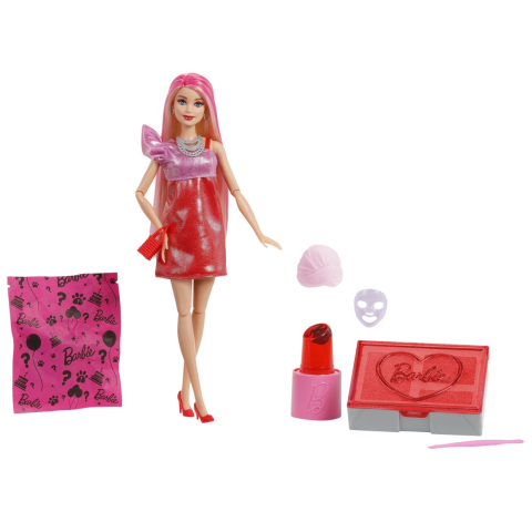 BARBIE PAPUSA PARTY UNBOXED REVEAL PETRECERE GLAM [1]