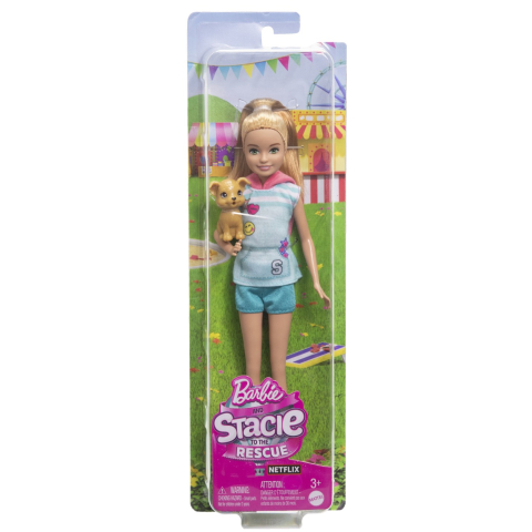 Jocuri de construcție și cuburi - BARBIE SET PAPUSA STACIE SI CATELUL DE COMPANIE