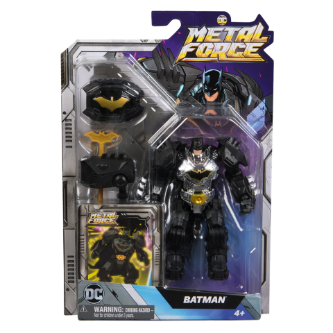 Figurine - BATMAN DC EROII METAL FORCE FIGURINA BATMAN 10CM