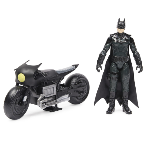 BATMAN FILM MOTOCICLETA LUI BATMAN SI FIGURINA BATMAN 30CM [1]