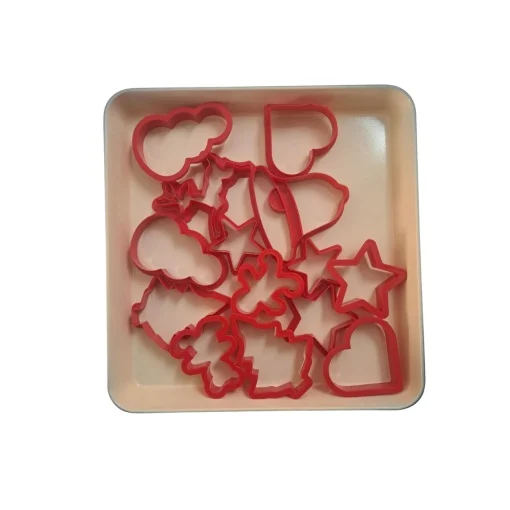 Articole pentru bucătărie - Tava copt fursecuri 29.5x25.5x3cm auriu invelis ceramic