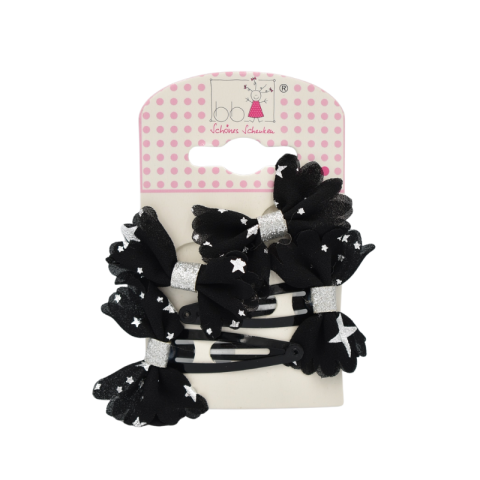 Accesorii personale și beauty - Agrafe si elastice par negru 4/set bb Klostermann