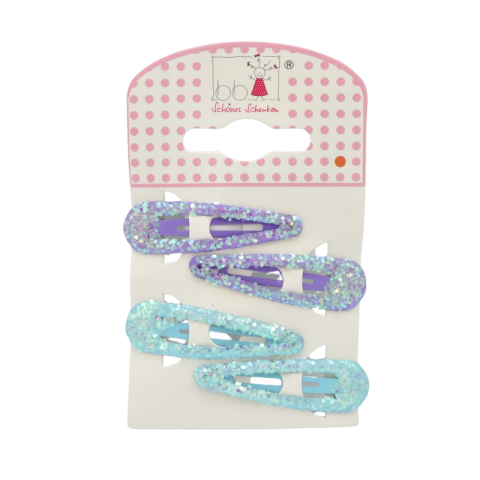 Accesorii pentru păr - Agrafe par sclipici 4/set 5 cm bb Klostermann