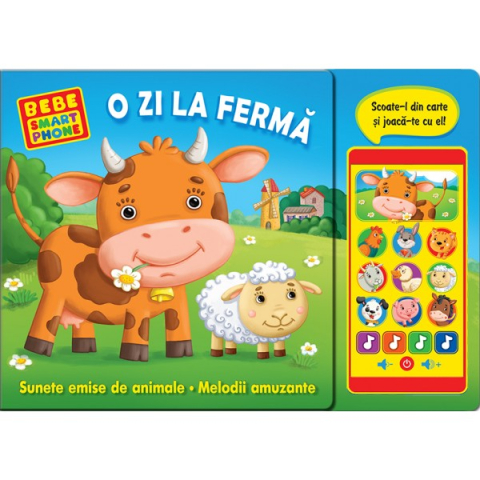 Cărți - O zi la ferma Bebe smartphone
