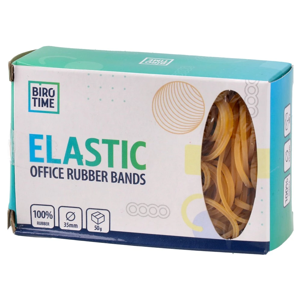 Elastice și buretiere - Benzi elastice de birou 35mm 50g