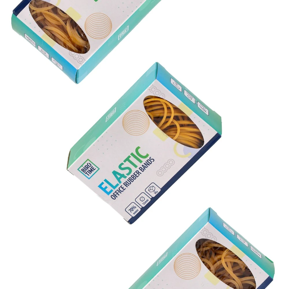 Elastice și buretiere - Benzi elastice de birou 55mm 50g Biro Time