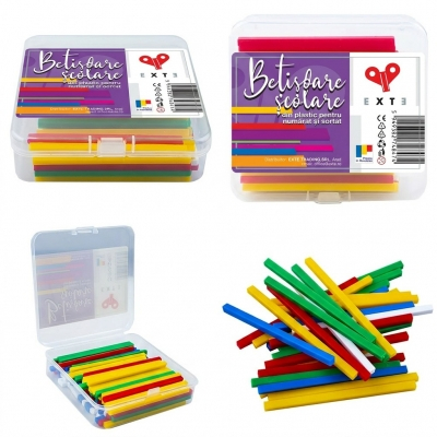 Noutăți Librăria Compas - Betisoare scolare numarat si sortat plastic 100 buc /set