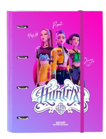 Noutăți Librăria Compas - Biblioraft 4 inele Demon Hunters K-Pop 27 x 32 cm