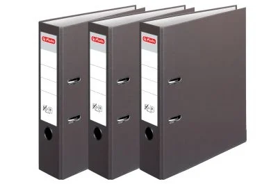 Bibliorafturi - Biblioraft A4 7,5 cm PP maro Herlitz