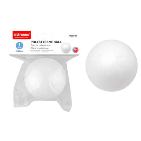 Accesorii craft - Bila polistiren 90 mm Motarro