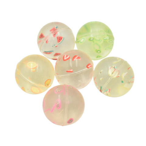 Jucării și jocuri - Set 6 bile saltarete 3.2 cm Piccolino