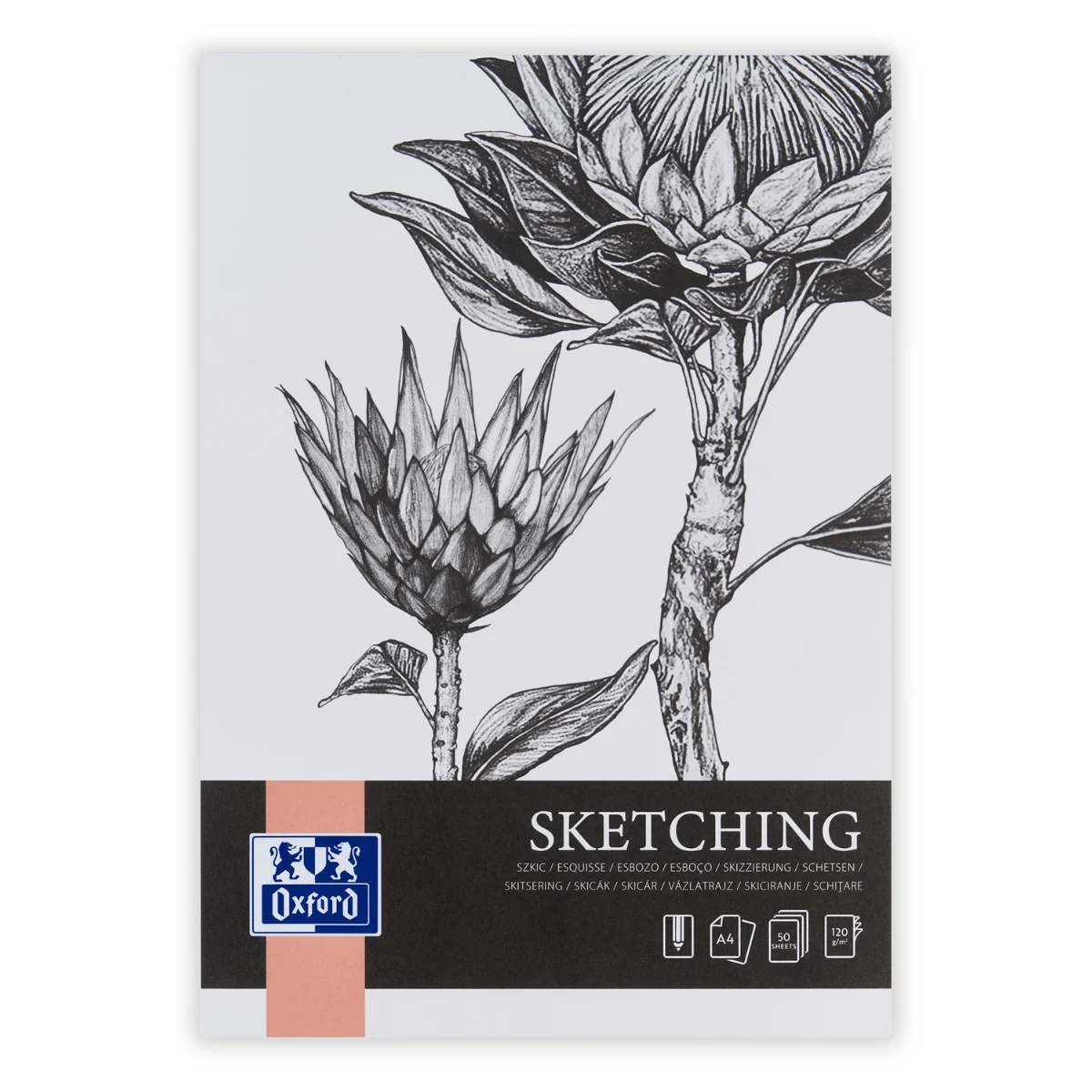 Artă și creativitate - Bloc desen Oxford Sketching A4 50 file 120g/mp