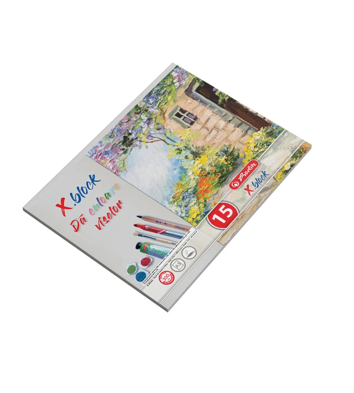 Blocuri de desen școlare - Bloc desen X.Block A3 15 file 300gr