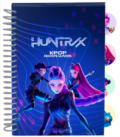 Planificare și agende - Bloc notes K-Pop Demon Hunters Stationery 80 file 14.8 x 21 cm
