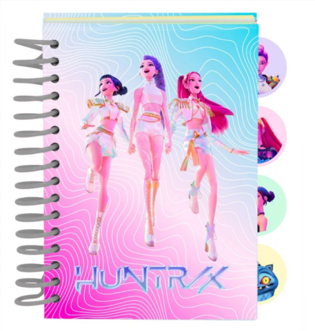 Noutăți Librăria Compas - Bloc notes A6 K-Pop Demon Hunters stationery 80 pag 10.5 x 14.8 cm