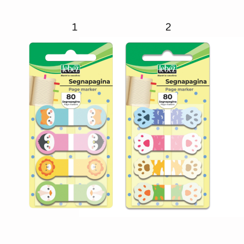 Bloc notes adeziv index Fantasie Animale din plastic Lebez [1]