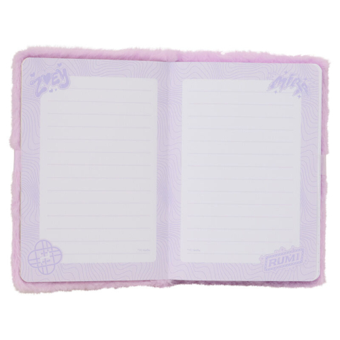 Bloc notes pufos A 5 80 pag roz K-Pop Demon Hunters Energy [1]