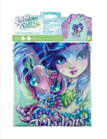 Accesorii pictură - Bluza de protectie pentru pictura Nebulous Stars Nenuphia si Lilya 6-8 ani
