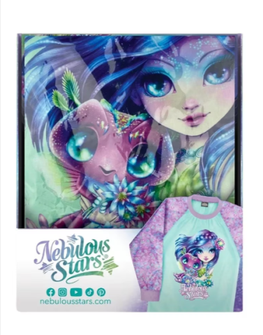 Bluza de protectie pentru pictura Nebulous Stars Nenuphia si Lilya 6-8 ani [2]