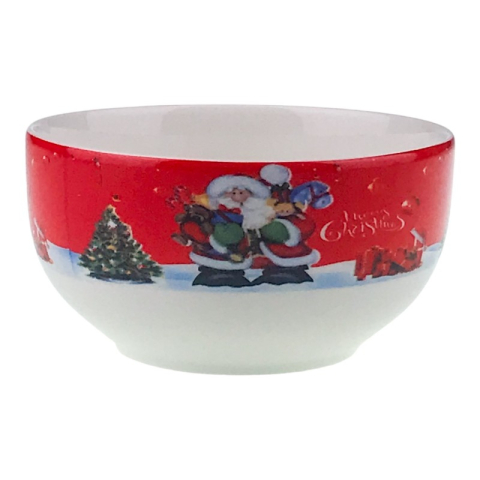 Bol din ceramica 13x7 cm motive Craciun [3]