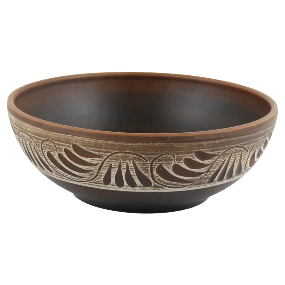 Bol din ceramica 17x6 cm cu motive florale [0]