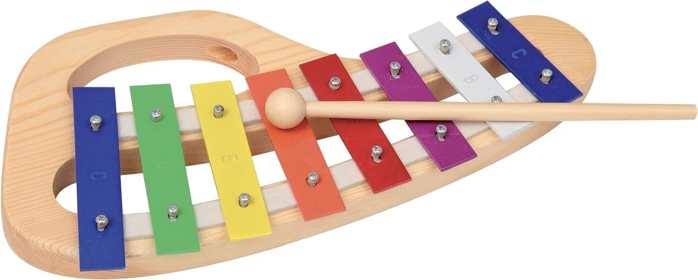 Jucării interactive și tematice - Bontempi Xilofon 8 Note din Lemn si Metal