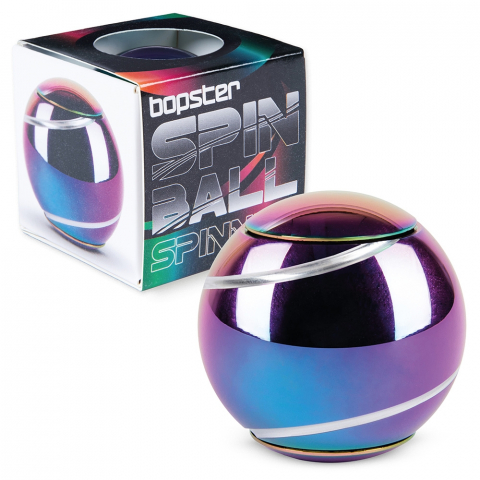 Jucării și jocuri - Bopster Spin Ball multicolor metalizat 4 cm