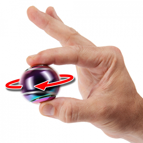 Bopster Spin Ball multicolor metalizat 4 cm [4]