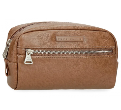 Accesorii personale și beauty - Borseta dama Pepe Jeans Elia 1 compartiment maro 20.5 x 11.5 x 6.5 cm