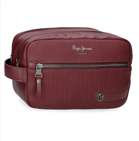 Accesorii personale și beauty - Borseta mana dama Pepe Jeans Sprig bordo 21 x 13.5 x 11 cm
