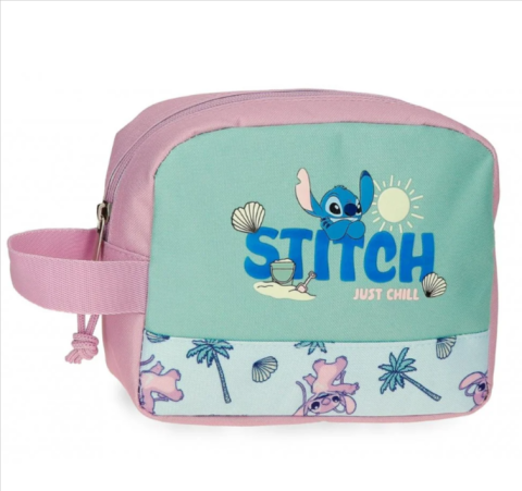 Accesorii personale și beauty - Borseta mana fete Disney Stitch Just chill  20.5cm multicolora 1L