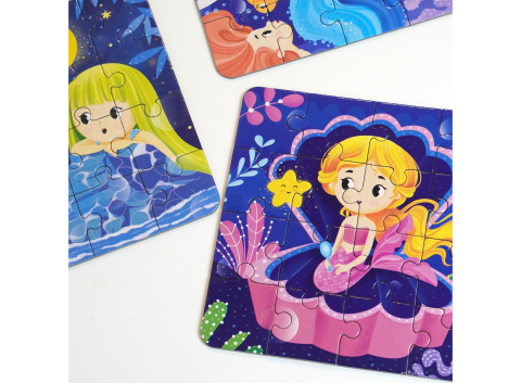 Noutăți Librăria Compas - Joc educativ Puzzle – Sirene