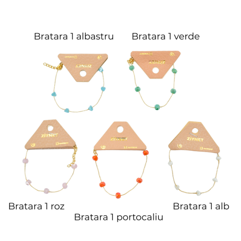 Cosmetice și bijuterii copii - Bratara colorata diferite modele si culori