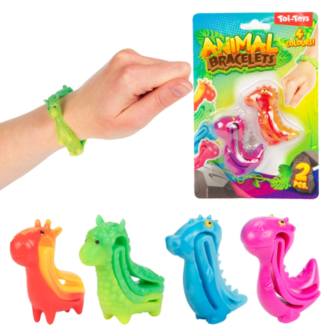Jucării și jocuri - Bratara elastica animal Toi-Toys